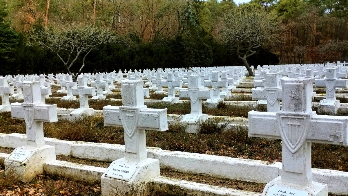 cmentarz wojenny 1 armii wojska polskiego, Stare Łysogórki