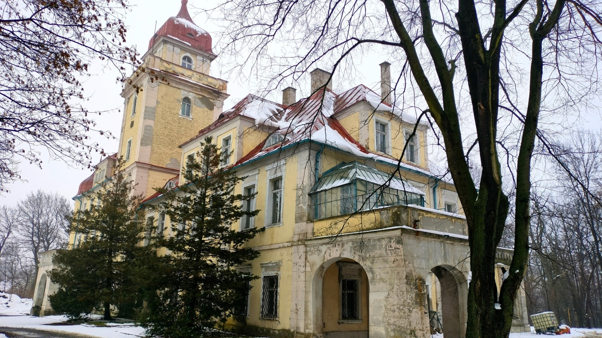 pałac rodu von Teichmann-Logischen, Dąbrówka Górna