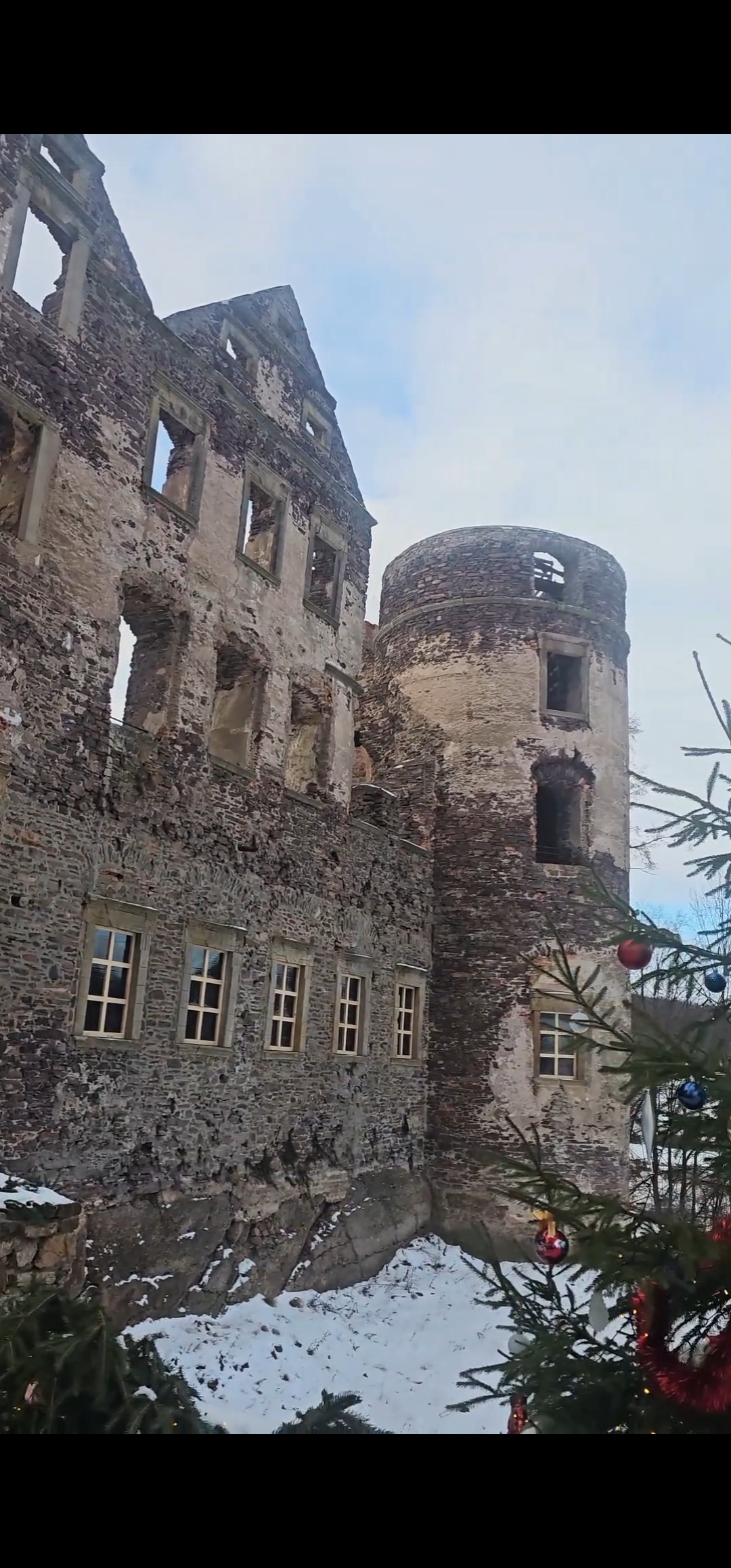 Zamek Świny - ruiny